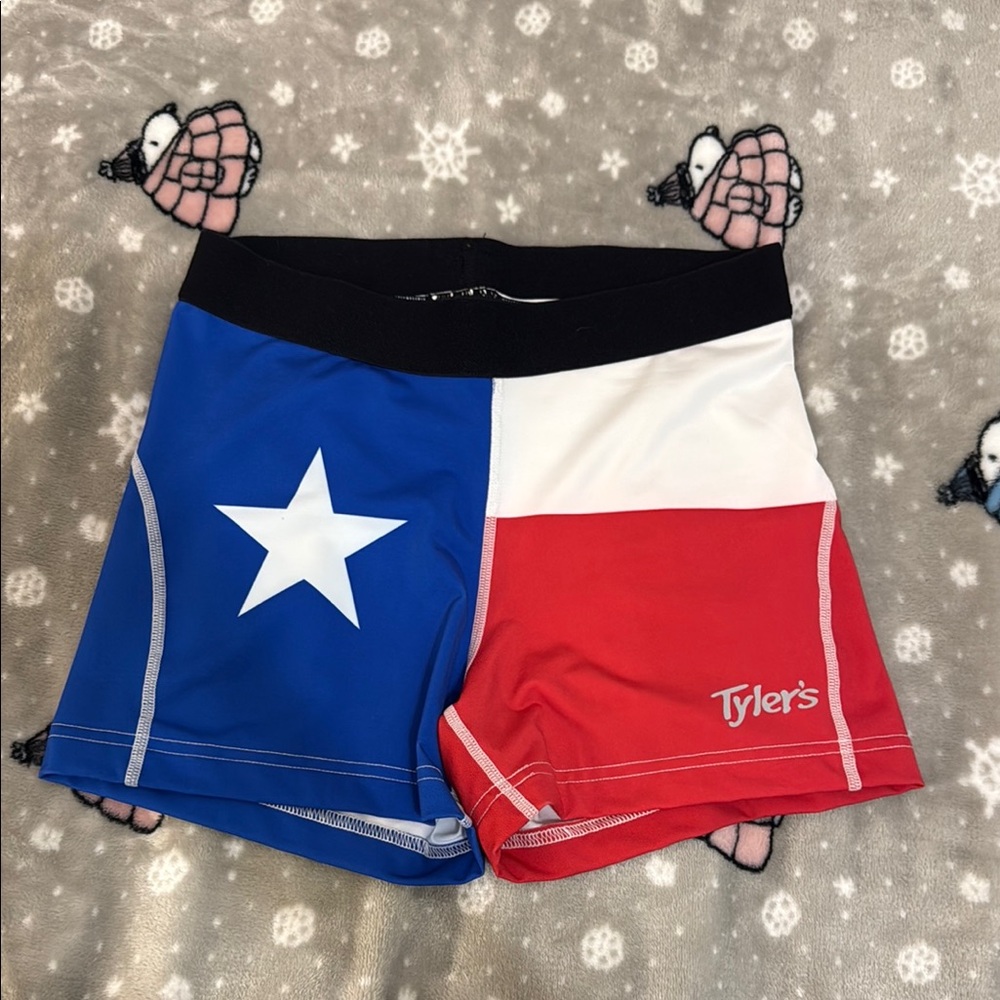 Tyler's Texas Flag shorts